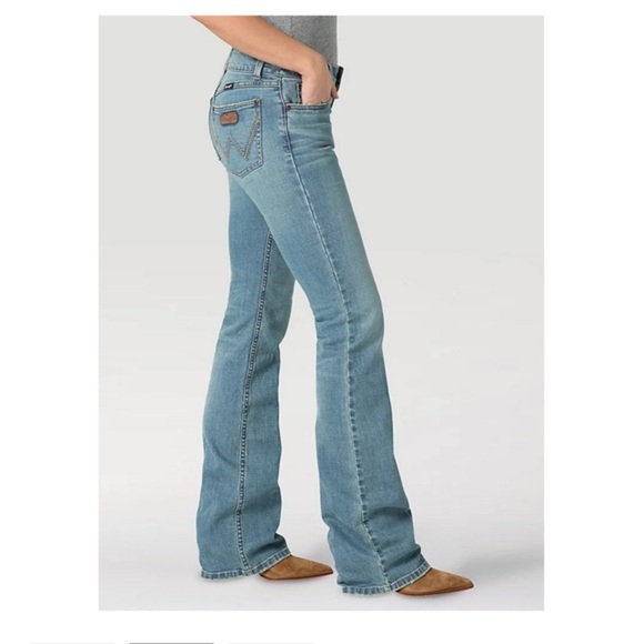 WRANGLER RETRO MAE mid-rise BOOTCUT MADELYN JEANS style 112328368 size 25x36 new - Picture 3 of 5